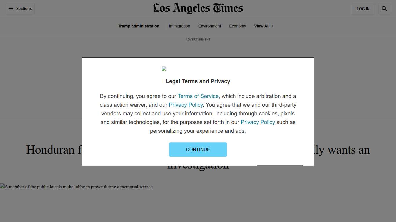 'Extraordinary father' dies in ICE custody. His family seeks answers - Los Angeles Times